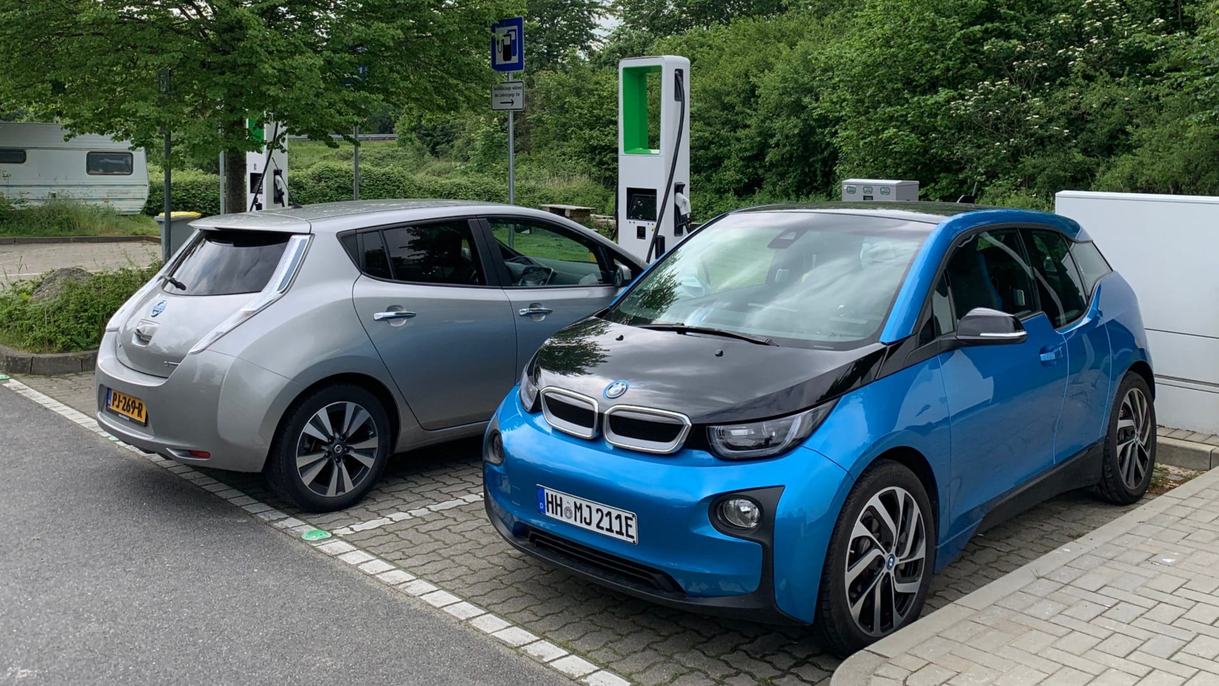 Naar Duitsland met een elektrische auto