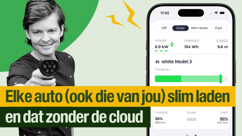 Elke auto (ook die van jou!) SLIM LADEN ZONDER CLOUDDIENSTEN
