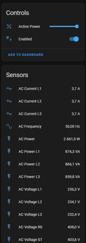 Growatt-omvormer in Home Assistant via ESPHome — vermogenslimiet en aan/uit-schakelaar
