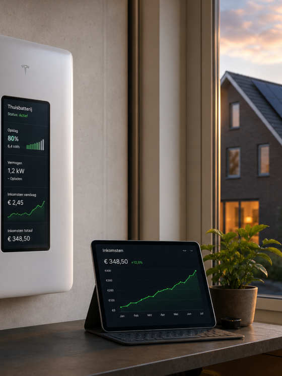 Hoe je met je thuisbatterij geld kunt verdienen met netcongestie