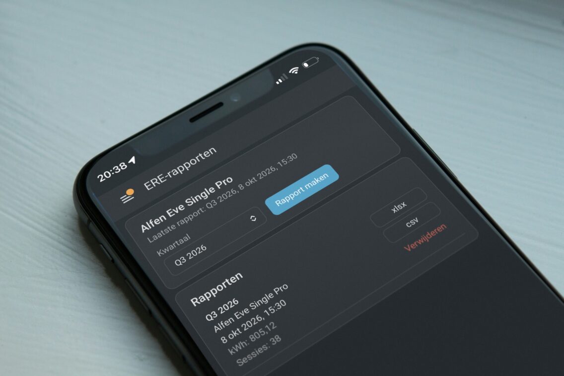 Geld voor thuisladen met ERE-certificaten? Met deze Home Assistant-integratie maak je zó een rapport van je laadpaal