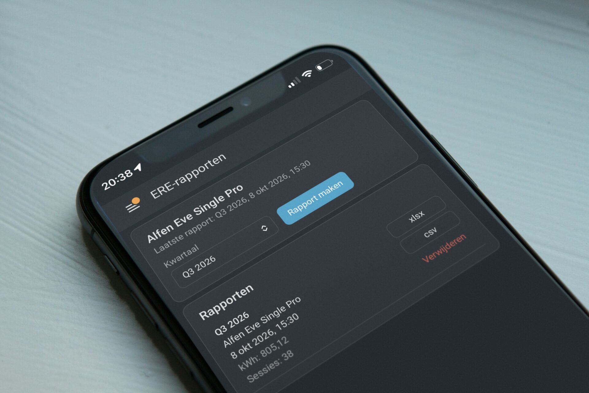 Geld voor thuisladen met ERE-certificaten? Met deze Home Assistant-integratie maak je zó een rapport van je laadpaal